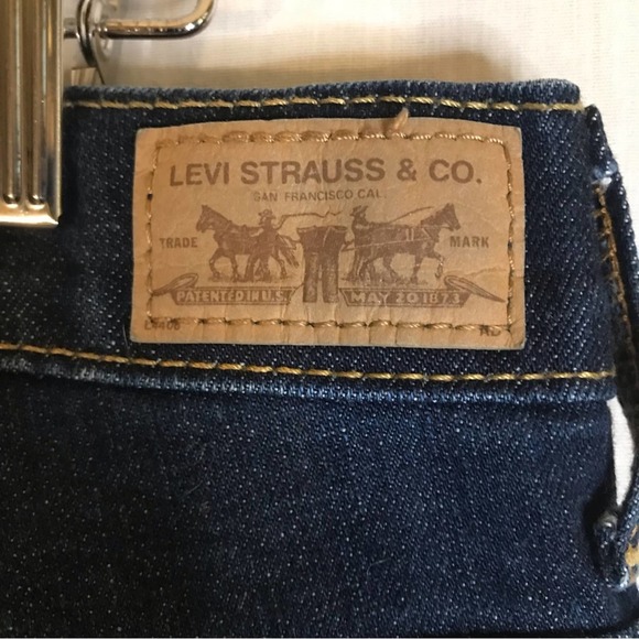 Levi's 515 Boot Cut  Dark wash jeans  size 8S - Picture 5 of 11